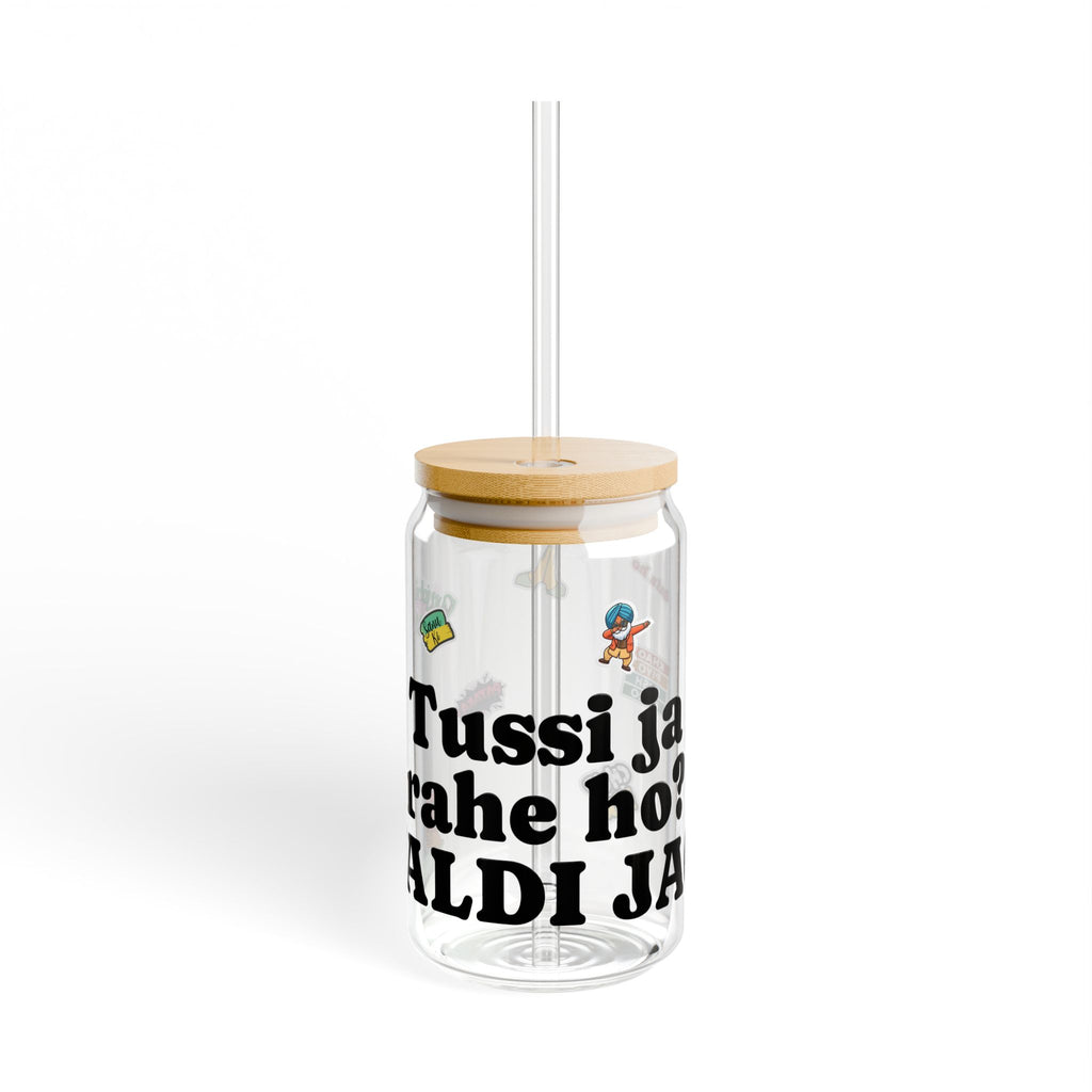 Fun & Quirky Sipper Glass, 16oz – Ideal for Parties, Everyday Use, Unique Gift, Summer Drinks, Birthday Celebrations
