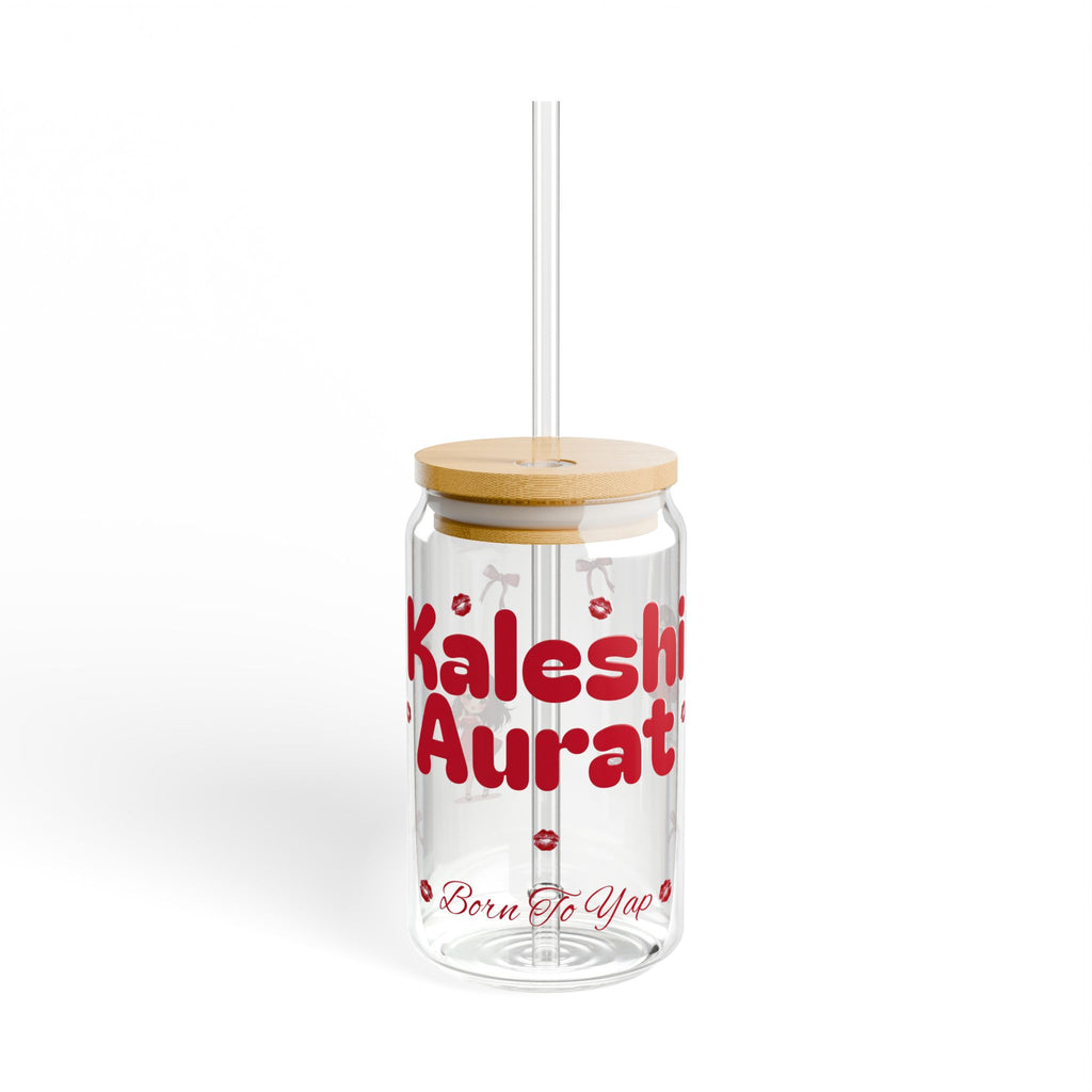Kaleshi Aurat Sipper Glass, 16oz - Stylish Drinkware qfor Celebrations, Unique Gifts, Home Decor, Personalized Beverage Container, [...]